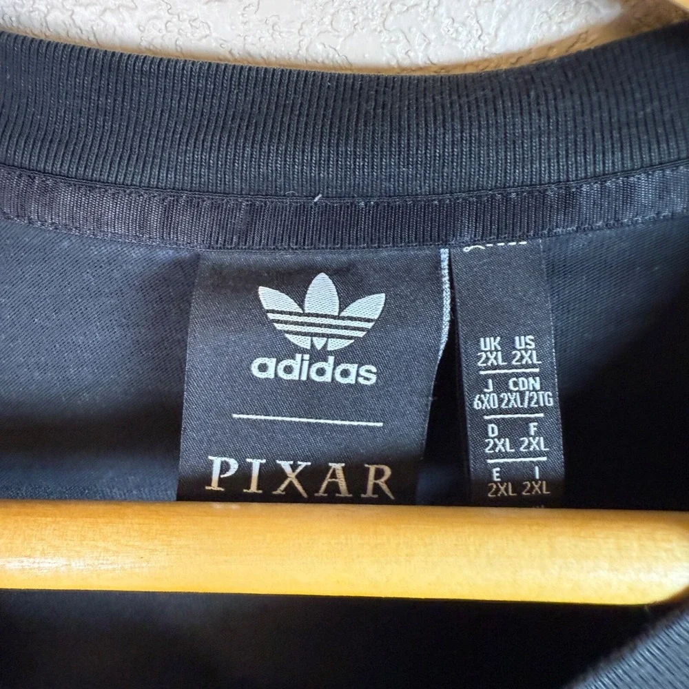 Adidas Pixar Collab Graphic Tee Mens 2XL Short‎ Sleeve Rare Kidcore Streetwear